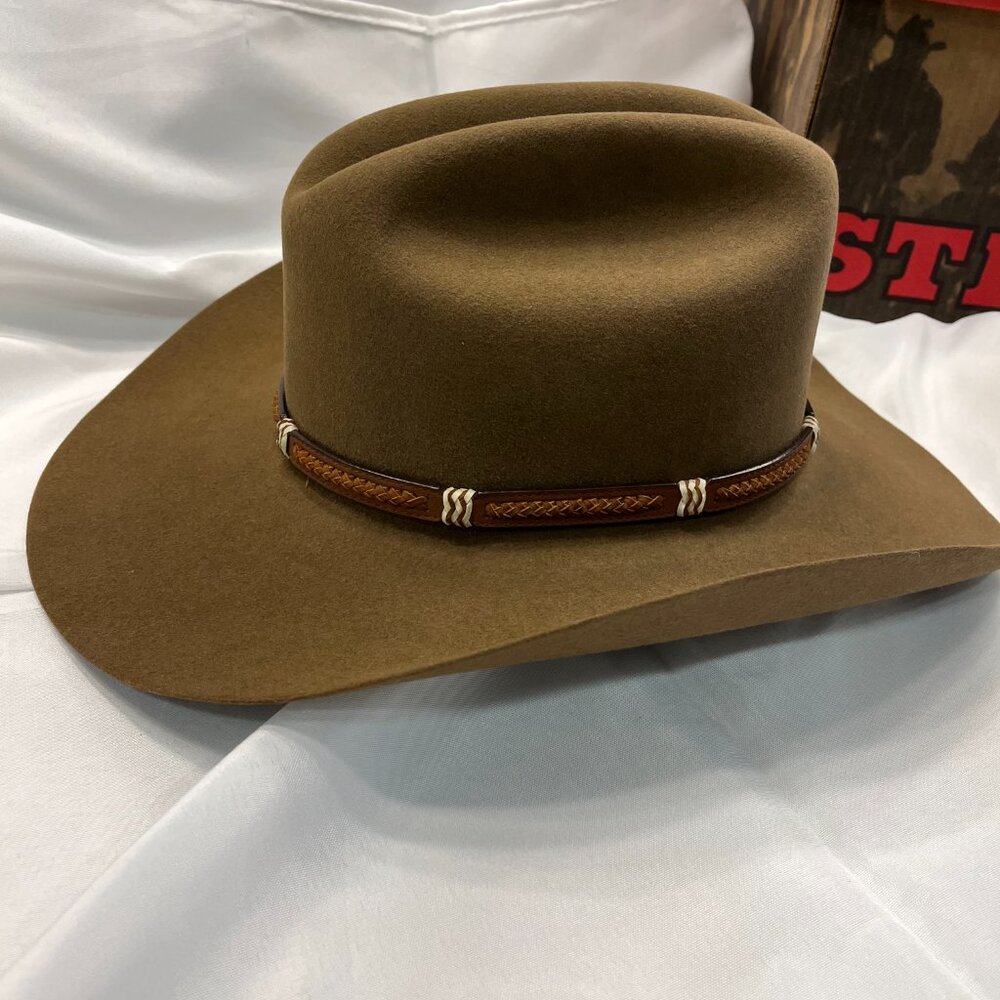 Stetson River Walk Cowboy Hat 4 X BEAVER 4 INCH BRIM • Size: 7 1/8 R - Picture 2 of 7